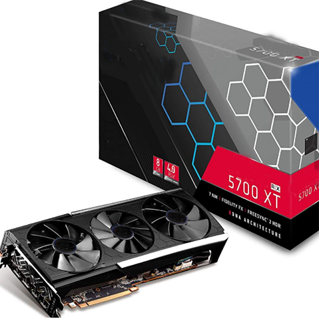 Лидер продаж, графическая карта AMD Radeon RX 5700 Xt 8 ГБ, графический процессор gpu 5700 xt