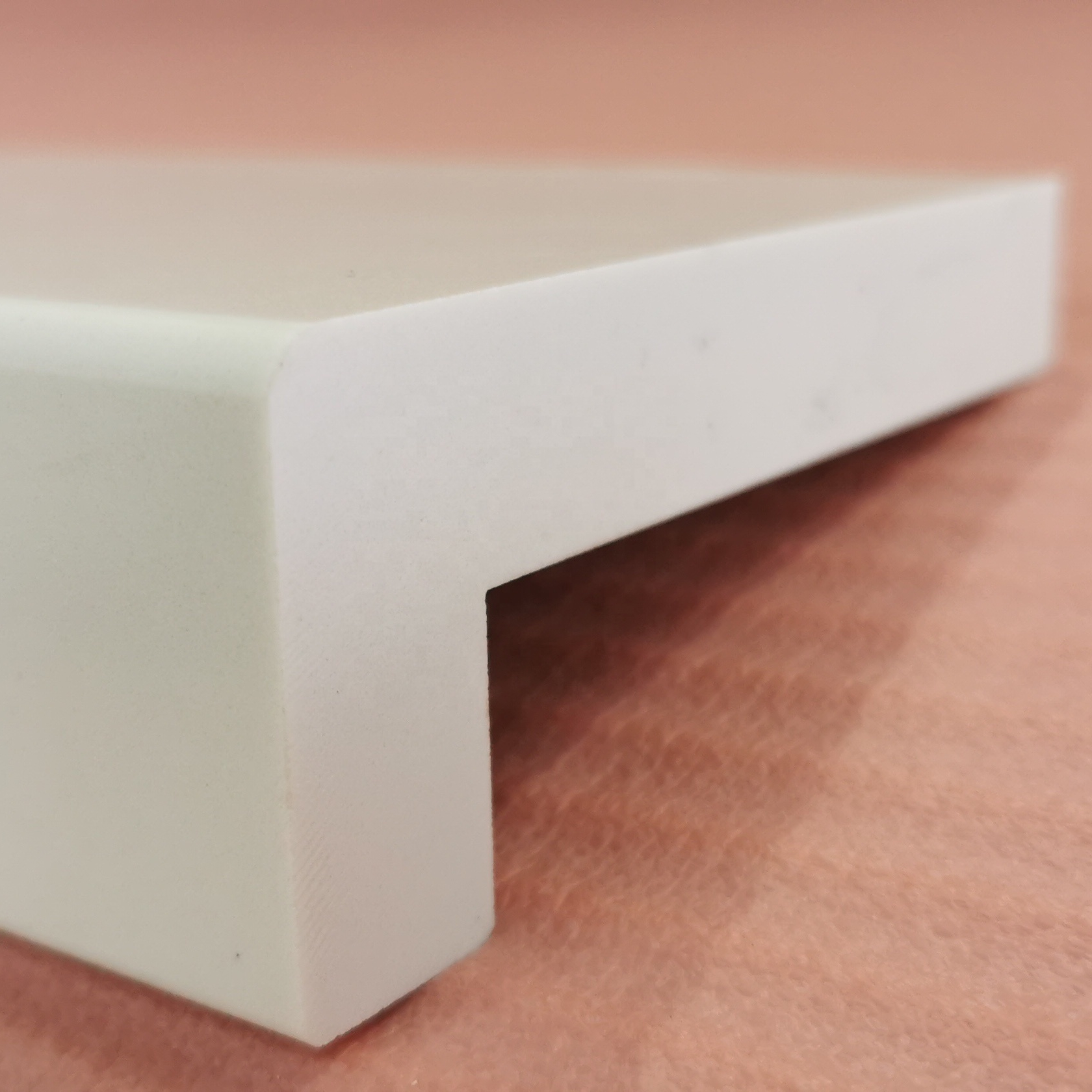 СУПЕРБЕЛАЯ кварцевая раковина с твердой поверхностью, модель 3D, легкая установка