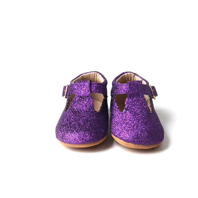 Purple Baby Shoes Toddler Glitter Baby Girl Party Wear Baby Dress Shoes
