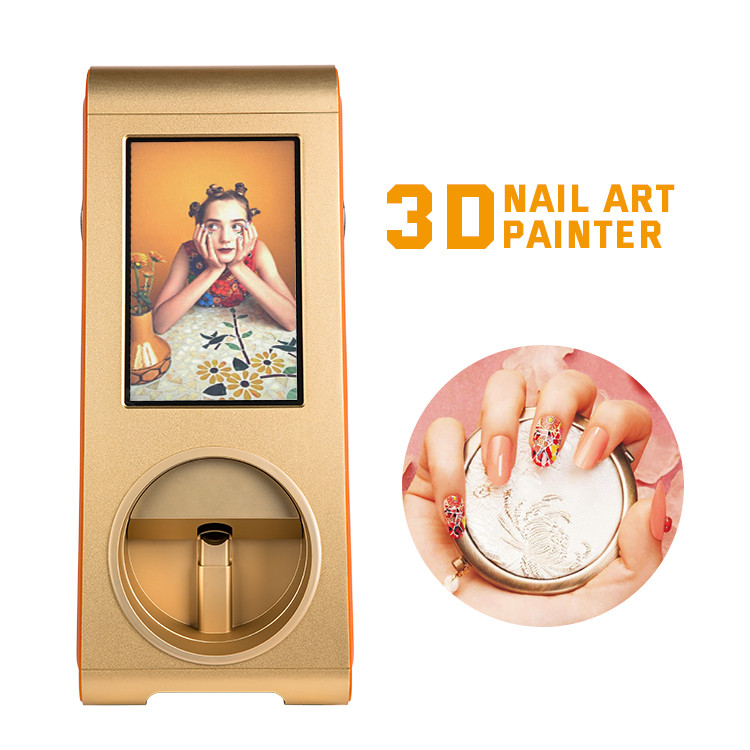 Миниатюрная цифровая 3D-печать на пальцах, интеллектуальная машина с Wi-Fi, автоматический Электрический художественный Рисунок, печать на ногтях, принтер для дизайна ногтей