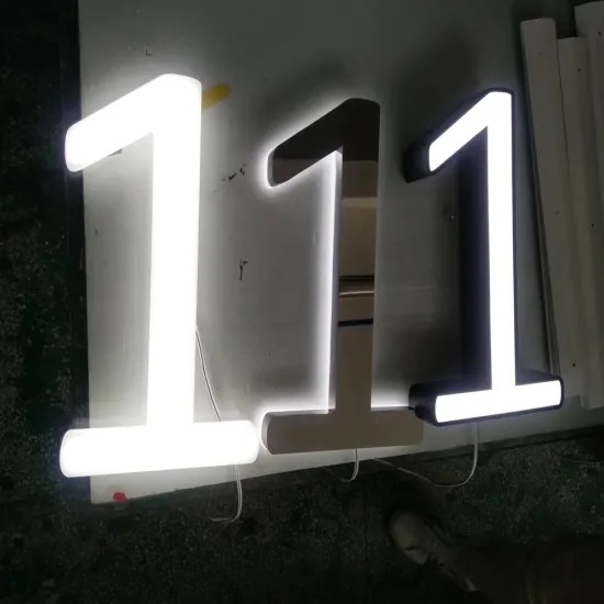 LED Channel 3 LEDs High Brightness Acrylic Names Letter Sign Board