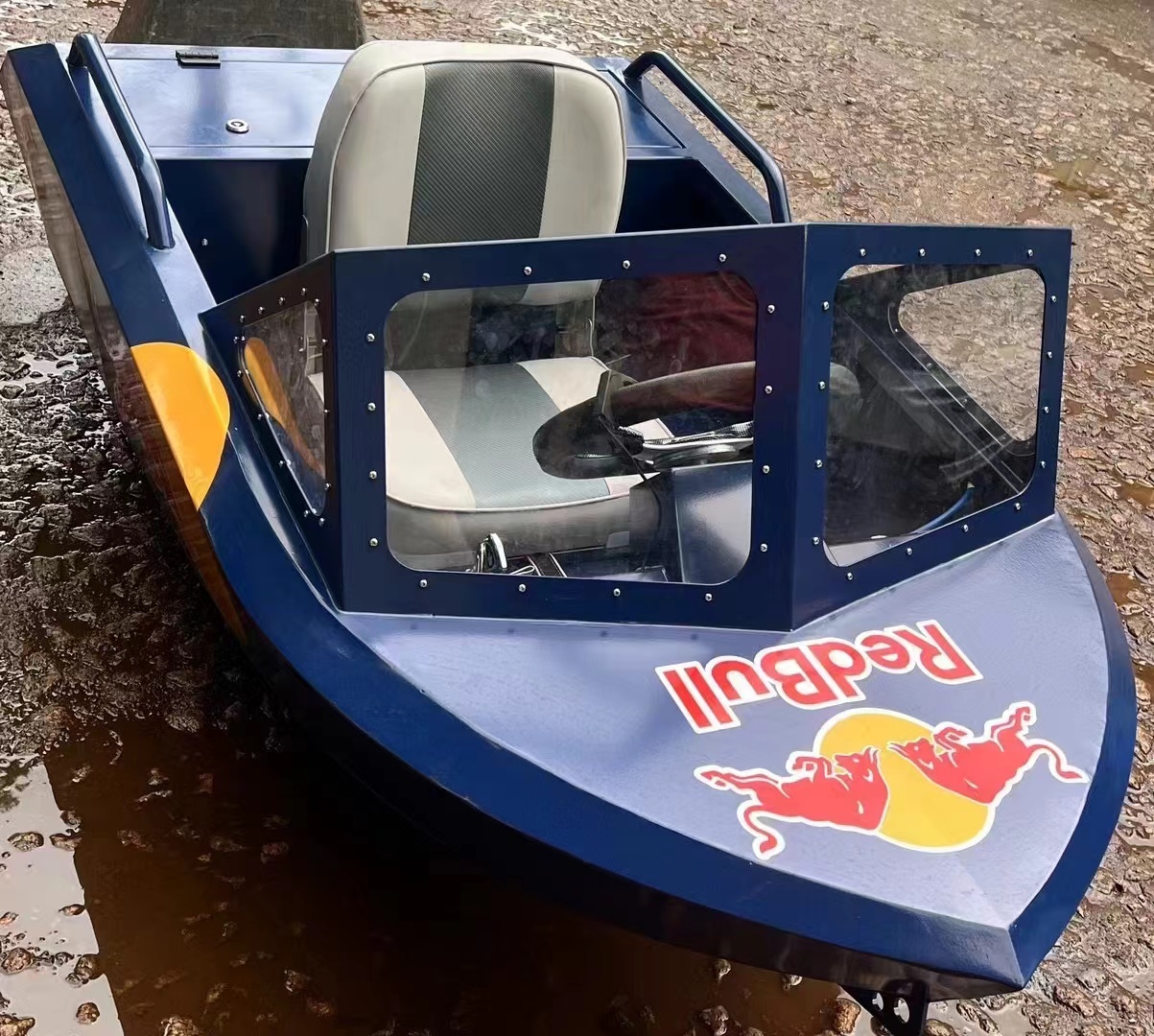 Water surfing boat, aluminum alloy electric boat, running card dinghy, water drifting boat,jet boat