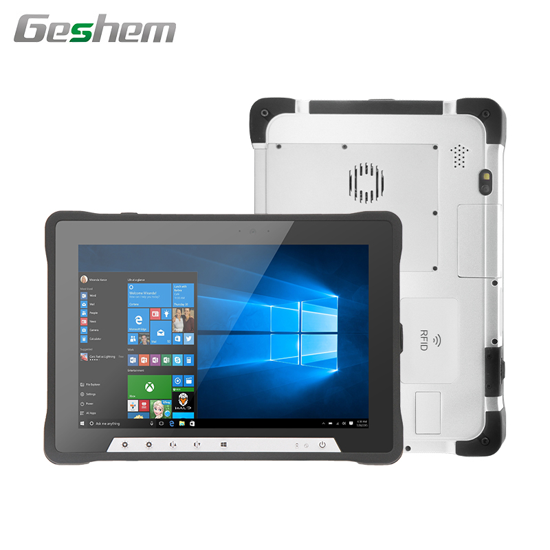 10,1 дюймов I3/I5/i7 8 Гб Ram 64 Гб SSD, Wi-Fi, BT RJ45 Водонепроницаемый RFID 4 аппарат не привязан к оператору сотовой связи BT Wi-Fi сканер Прочный планшетный ПК