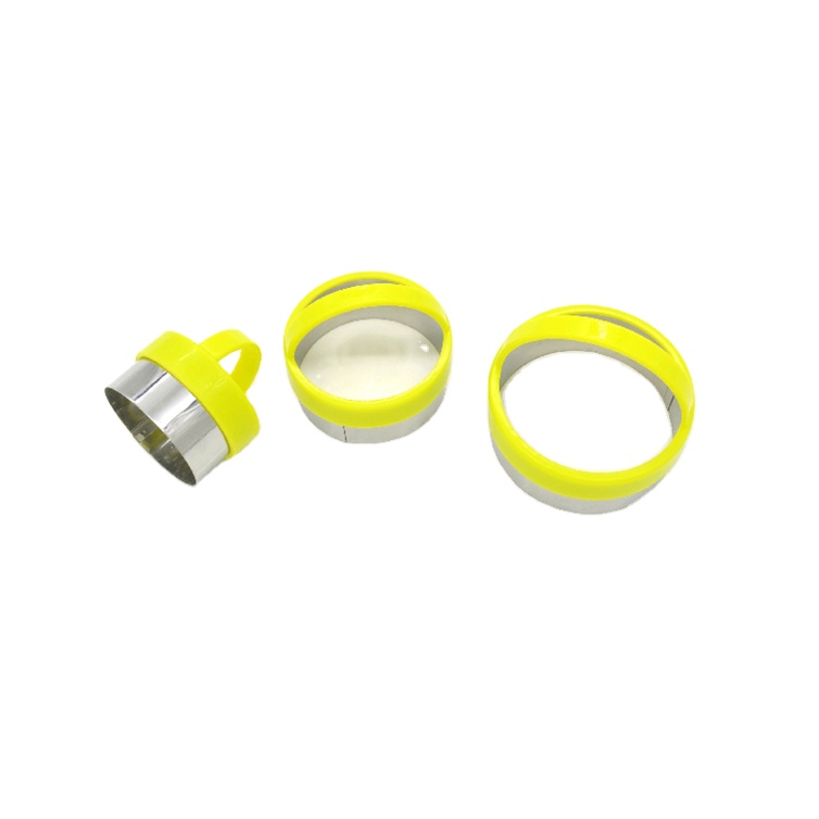 KF610034S круглая форма для печенья из нержавеющей стали для пирожных-3 предмета в комплекте мини-вырез для печенья
