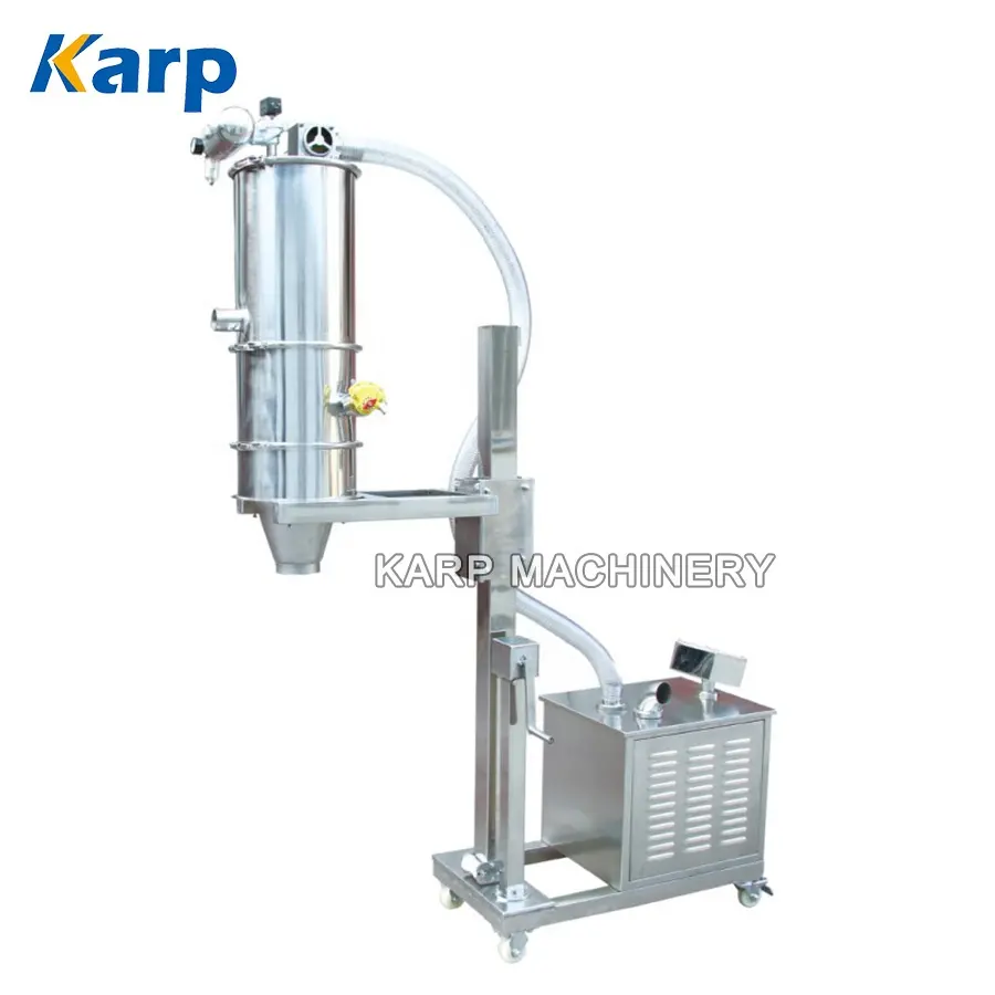 Food Grade Stainless Steel GMP Standard Suction Feeder Pill Electric Vacuum Conveyor