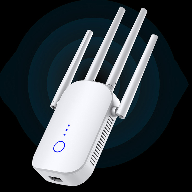 Двухдиапазонный Wi-Fi репитер 802.11ac, 5 ГГц, 2,4 ГГц, 300 м, 857 м