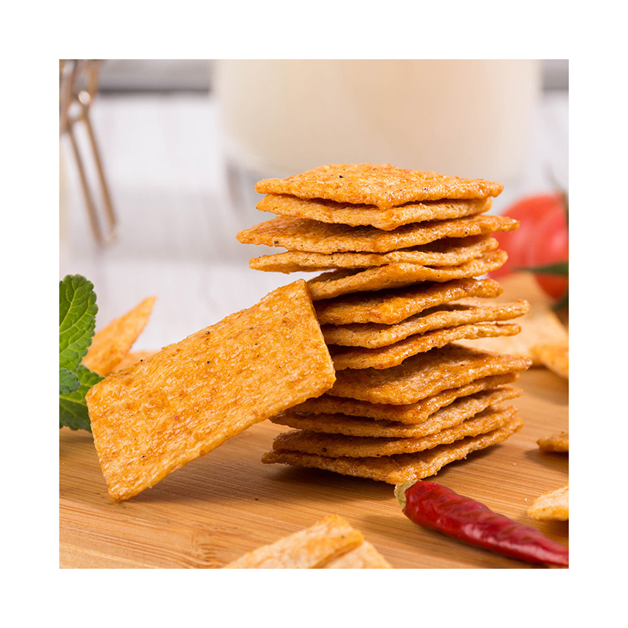 Оптовая продажа, еда для всей семьи, вкусная гуоба, азиатская воздушная хрустящая закуска