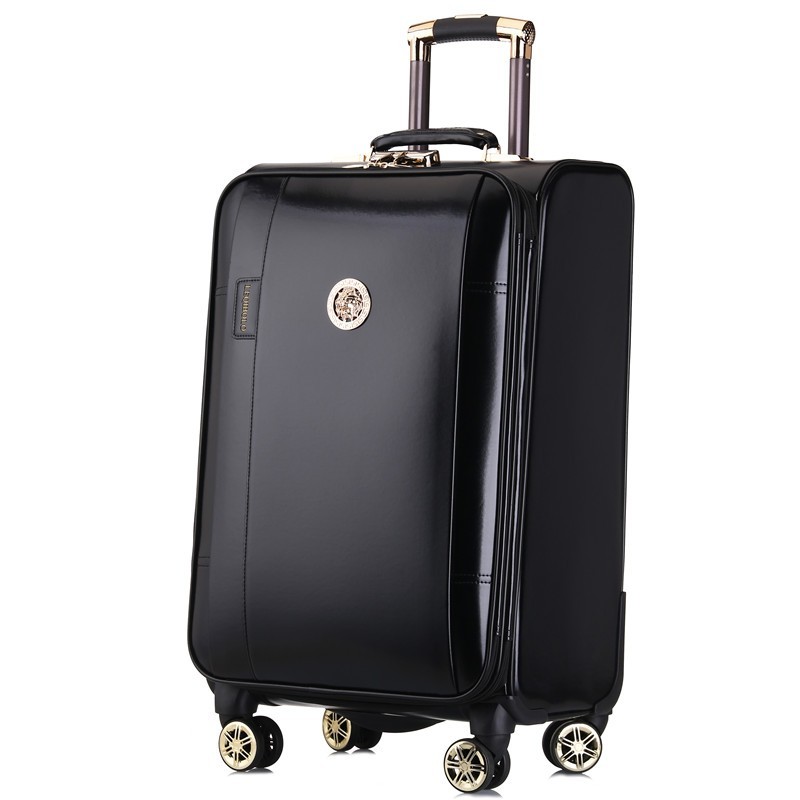 2023 New design Custom luggage leather suitcase luggages trolley luggage Leather suitcase