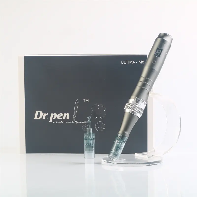 Cenmade Hot Sale Ultima M8 Dr.pen Digital Display 6 Speeds Electric Microneedle Derma pen With Special Needle Cartridge.