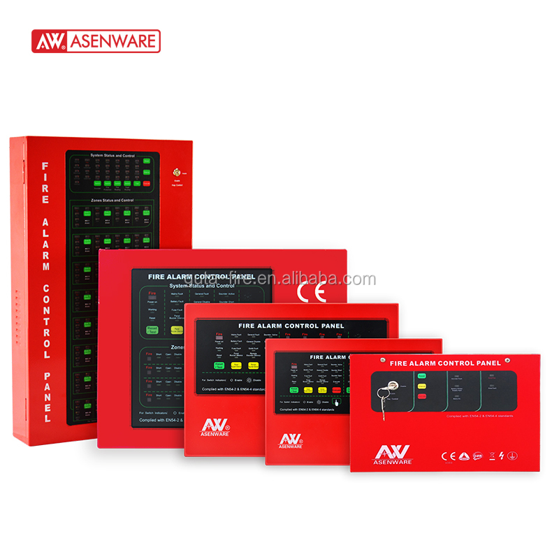 Asenware 6/8 зоны стандартная пожарная сигнализация панель управления домашняя система безопасности