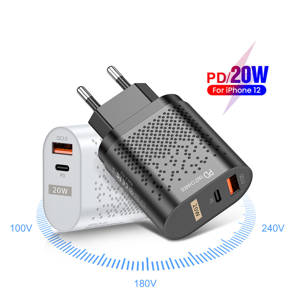 Сетевое зарядное устройство с портом Usb Type-C и поддержкой быстрой зарядки