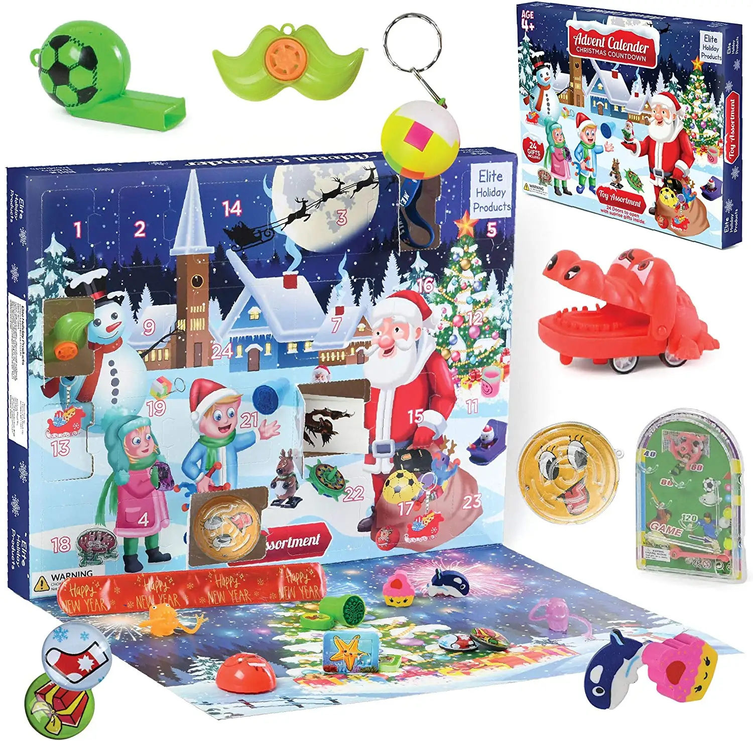 Advent Calendars for kids Christmas Countdown Toy Calendars Xmas Novelty Toy Assortment Set