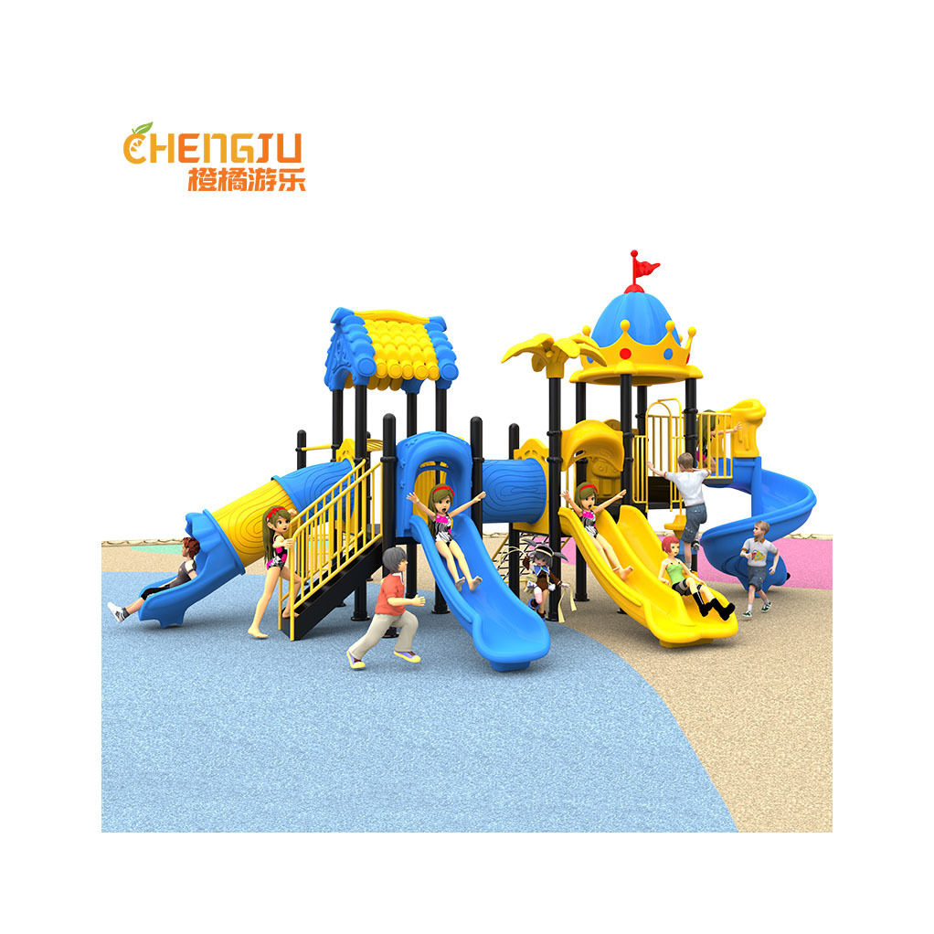 New design commercial school mall background children outdoor playground with big slide equipment for sale