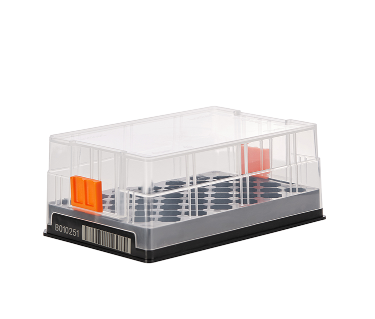 Professional Manufacture 48-well Frozen Box Middle Height Test Tube Rack