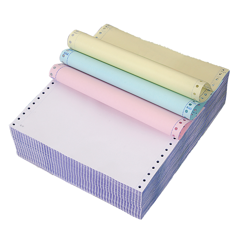customized 2/3/4/5/6-plys continuous Ncr Carbonless Print paper