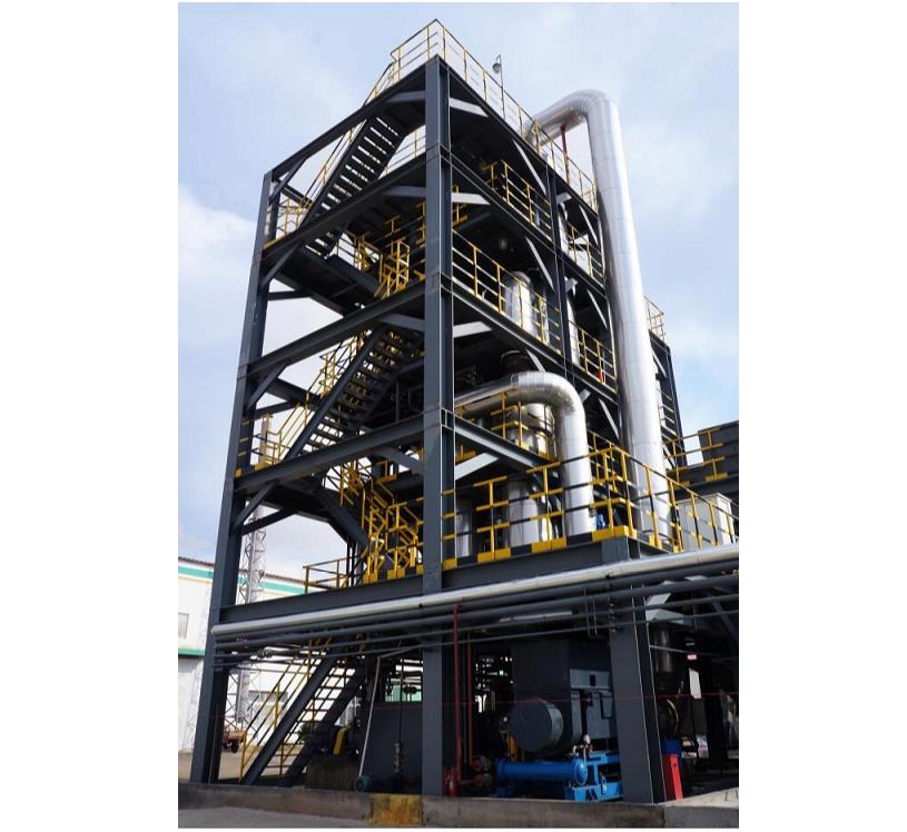 MVR tube evaporator system for chemical industry