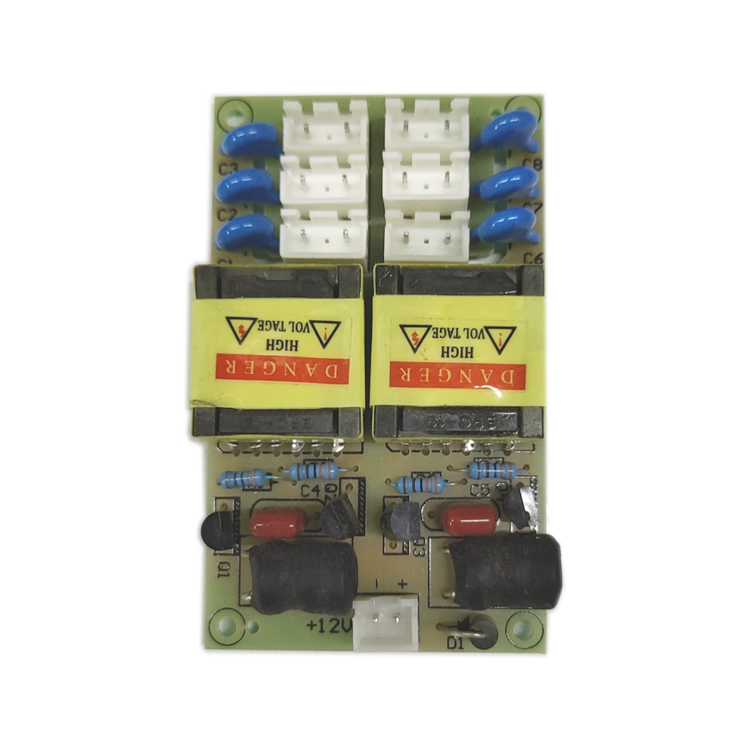 DC12V/24V CCFL Cold cathode inverter ballast 1 PCB for driving 6 UV lamps