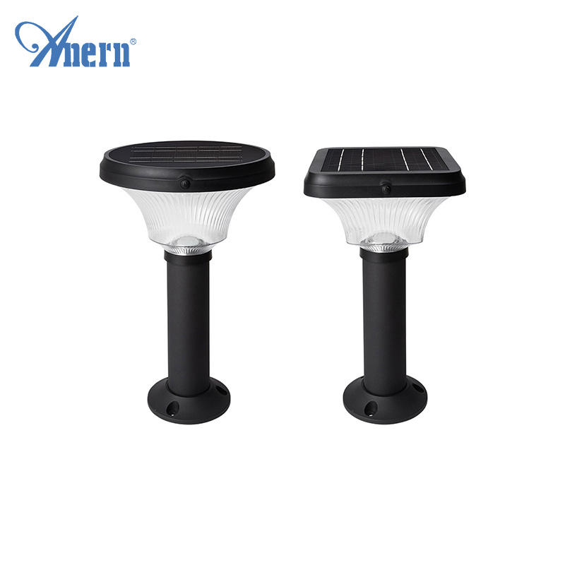 Hot Sale Outdoor Decorative Solar Path Post Gate Pillar Square Bollard Landscape Garden Lwan Light
