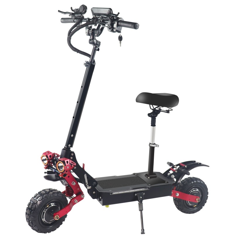 11 дюймов 60v 5600 w 6000 Вт Двойной Мотор e скутер внедорожный trotinette electrique мощный взрослых 5600 ватт электрический самокат с сиденьем