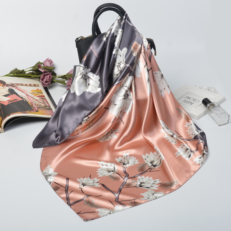 Custom Print Your Own Silk Scarf Online square silk scarf printed