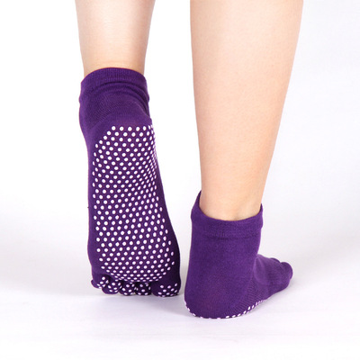 low moq wholesale custom logo cotton yoga sport Non Slip 5 toe fitness Ankle yoga socks