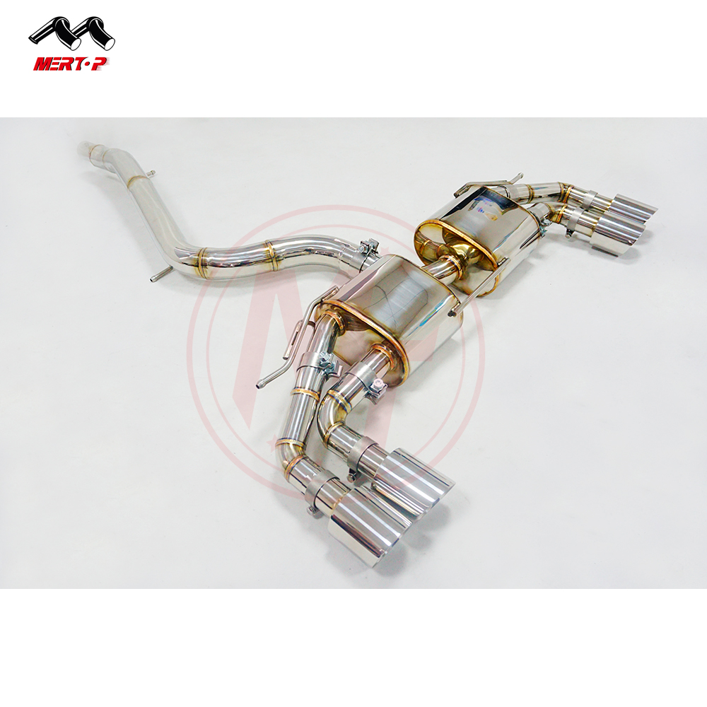 Mertop Racing SS 304 Catback of Golf MK7 R 7.5R 2.0TSI MQB EA888 2014 +