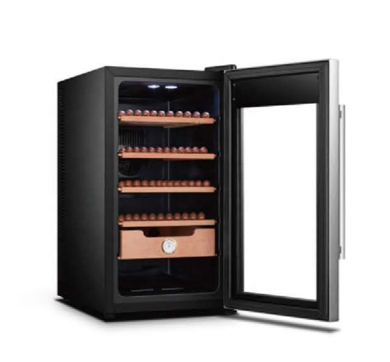 50L Adjustable Temperature And Humidity Electrical Cigar Humidor Cabinet