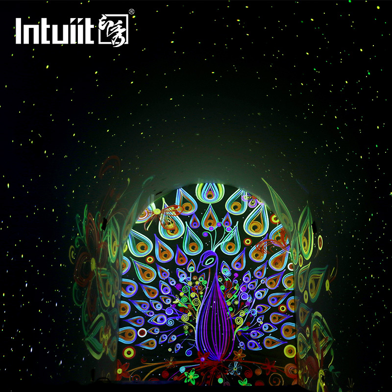 garden tree firefly rgb laser light full color rgb starry projector