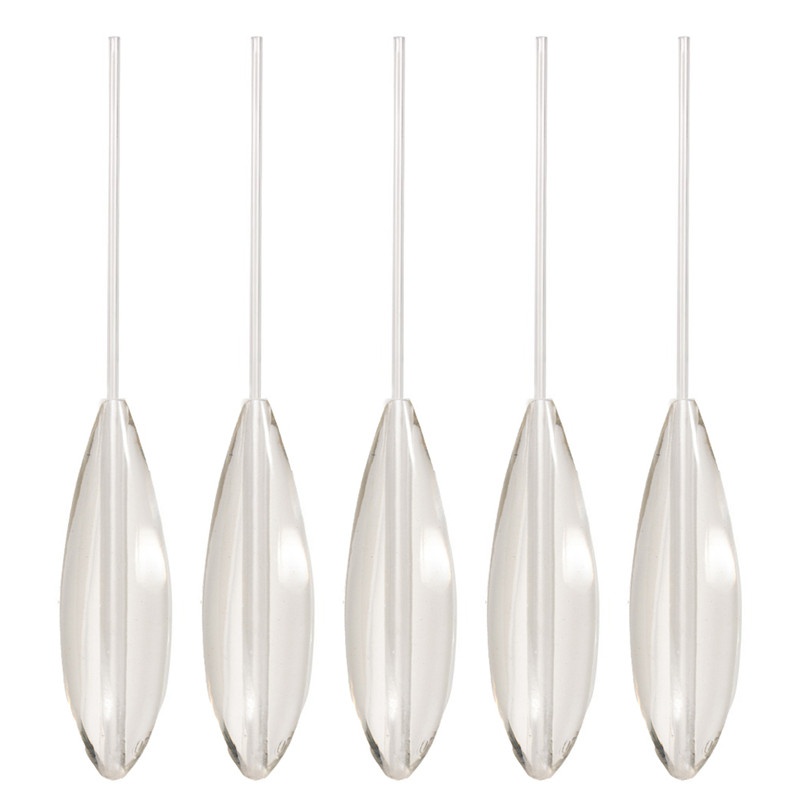 Transparent Material Eva Foam Acrylic Fishing Float Pole Cages Clear Feed Fishing Slip Float 10g Slow Sinking Fishing Float
