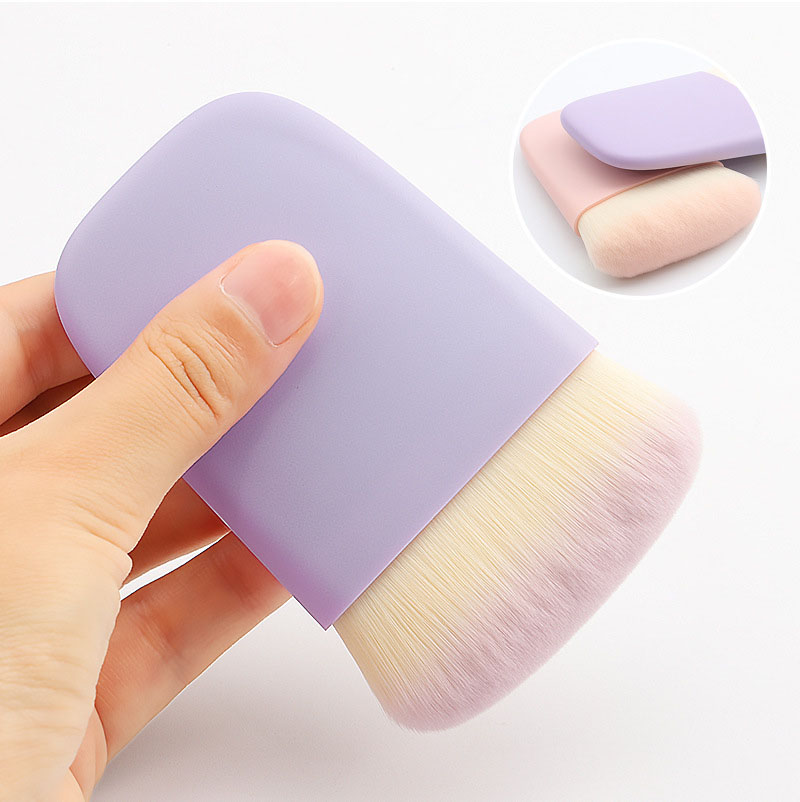 2021 Top Popular Fashion Plastic Holder Synthetic Fibre Hair Magnetic Custom Single Glitter Makeup Brush