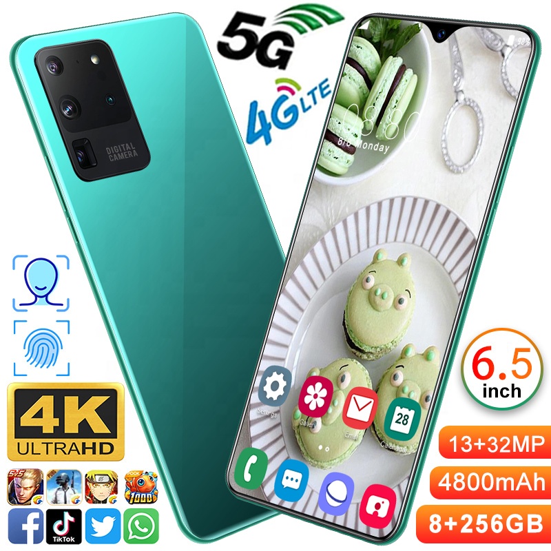 Оптовая продажа, смартфон S20U 12 Гб + 512 Гб, мобильный телефон 5G китайского бренда