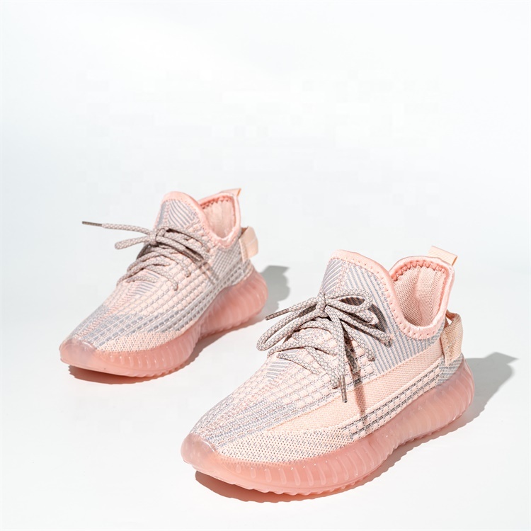 Новый стиль шнурки для бегунов Yeezy модные кроссовки; Женская спортивная обувь Оптовая Продажа вязаная женская обувь