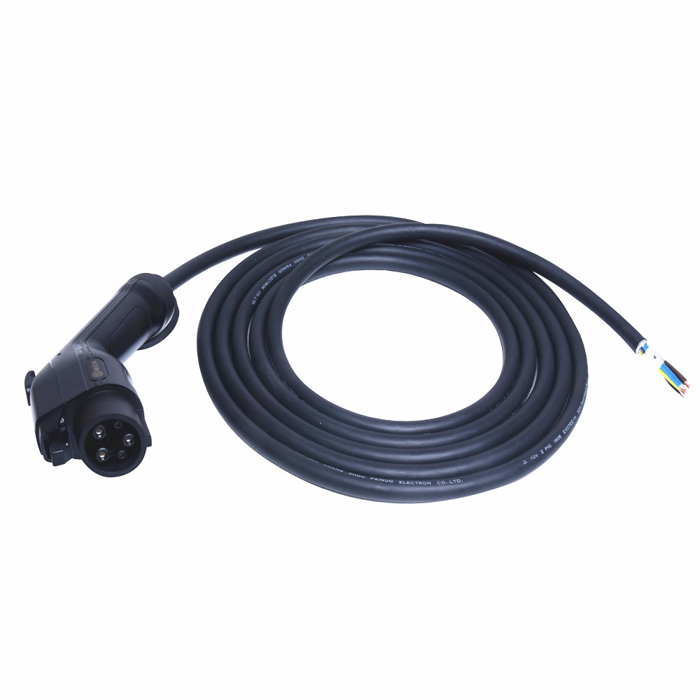 40A тип 1 EV штекер с 5 м привязанный кабель sae j1772 110V-250V