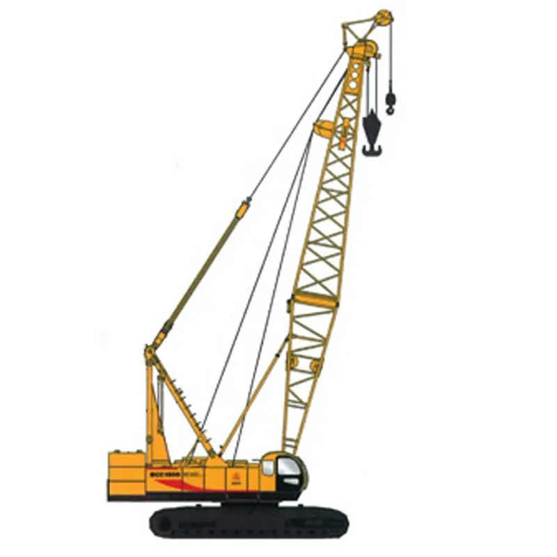 SANY Lifting Machinery SCC1500C SCC550C Used Crawler Crane 150ton