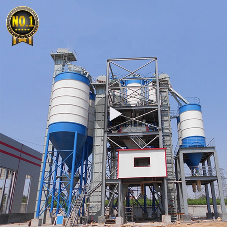 Fully Complete Automatic Tile Adhesive Manufacturing Plant High Quality Premixed Dry Mortar Mixing Plant