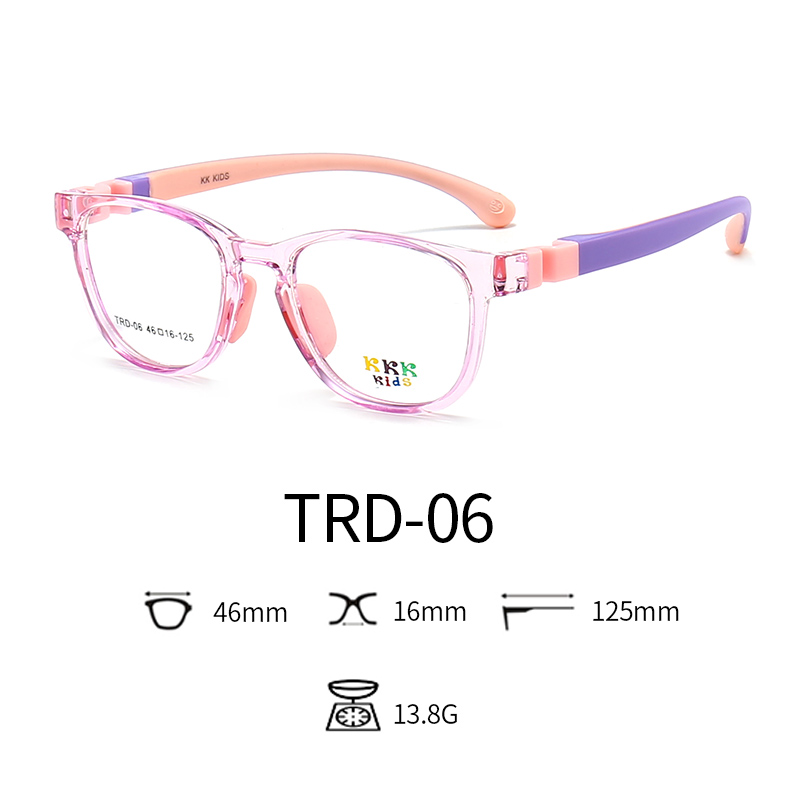 Оптовая продажа, высокое качество, оправа для очков черного и синего цвета TR90, оправа для очков с блокировкой синего света, оптическая оправа для детей