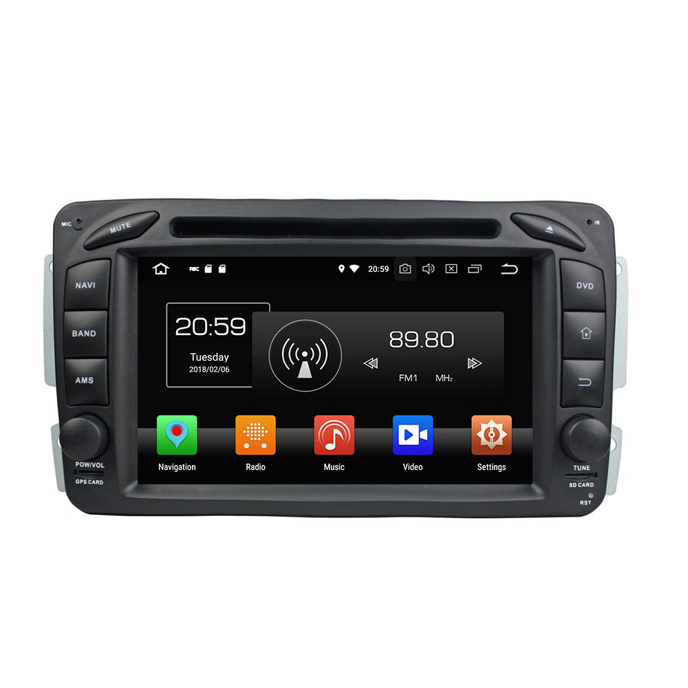 KD-7216 2 DIN Android 10,0 автомобильное радио Авто Аудио навигация для C-Class W168 W203/CLC W209/CLK W463 W639 1998-2004
