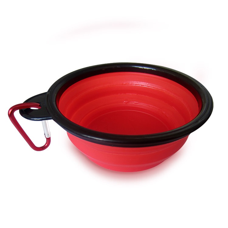 Amazon Top Sell Foldable Silicone Pet Water Designer Collapsible Travel Dog Bowl