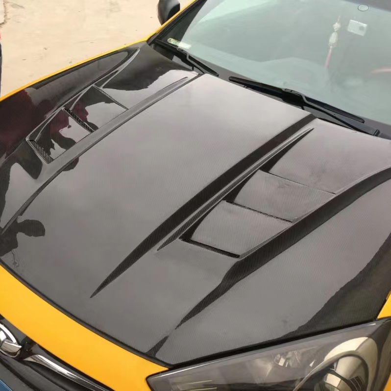 Оптовая продажа с завода, идеальные аксессуары, подходящие для 09-15 hyundai Genesis Coolpad, Модифицированная крышка из углеродного волокна, открывающийся дизайн