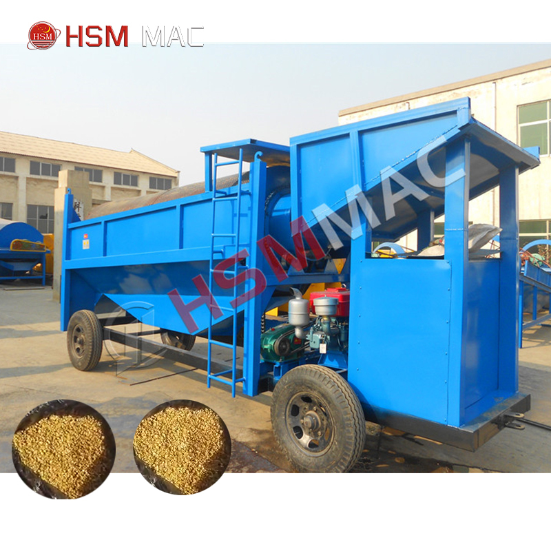 HSM Professional Manufacture Gold Ore Plant Sudan Alluvial Mine Washing Diamond