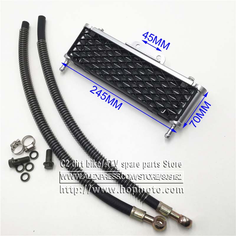 Oil Cooler Radiator For Dirt Pit Bike Racing Motorcyle Engine High Performance Refires Accessories Kayo BSE CRF KLX