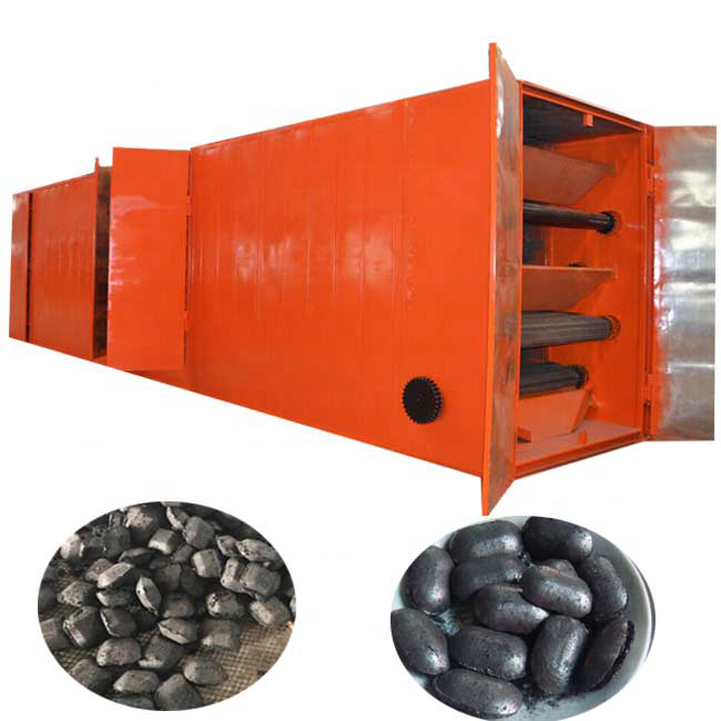 Hot Sell Industrial Charcoal Coal Briquettes Conveyor Mesh Belt Dryer Chemical Mesh Belt Drying Machine