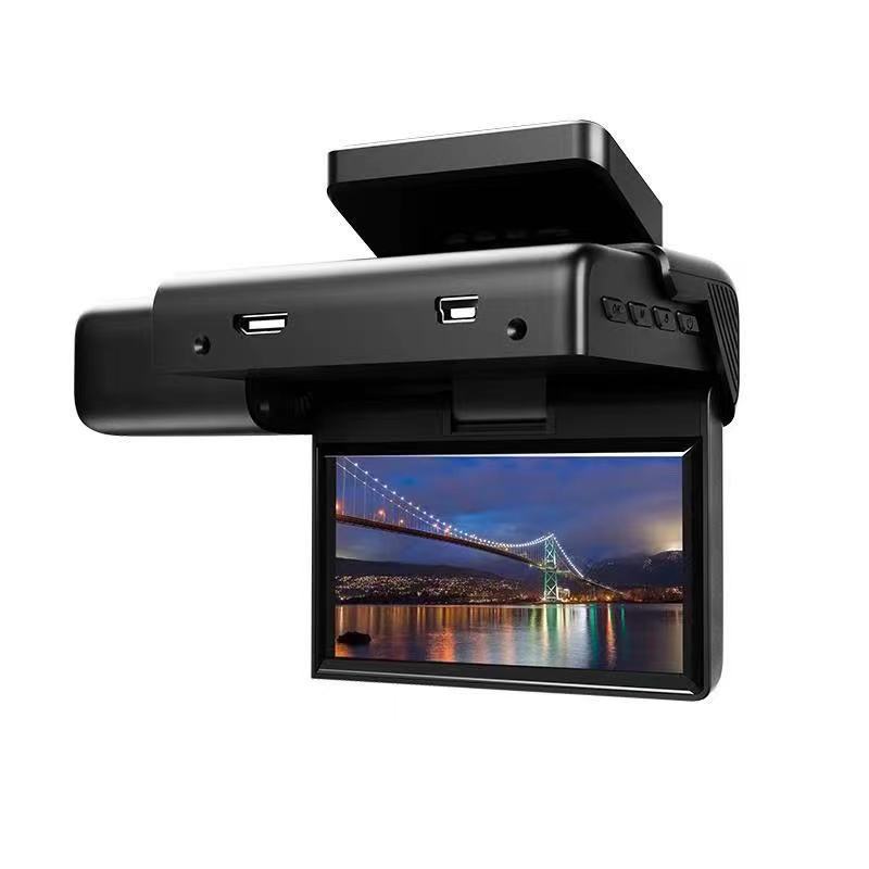 GPS Car Black Box 3Inch IPS Screen Battery Powered Front and Rear Dual Cameras 2K 2.4G WIFI Car Dash Cam