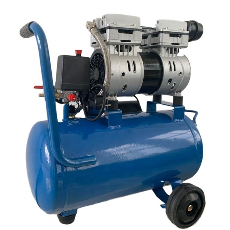24 Liter oil free Low-noise portable piston air compressor