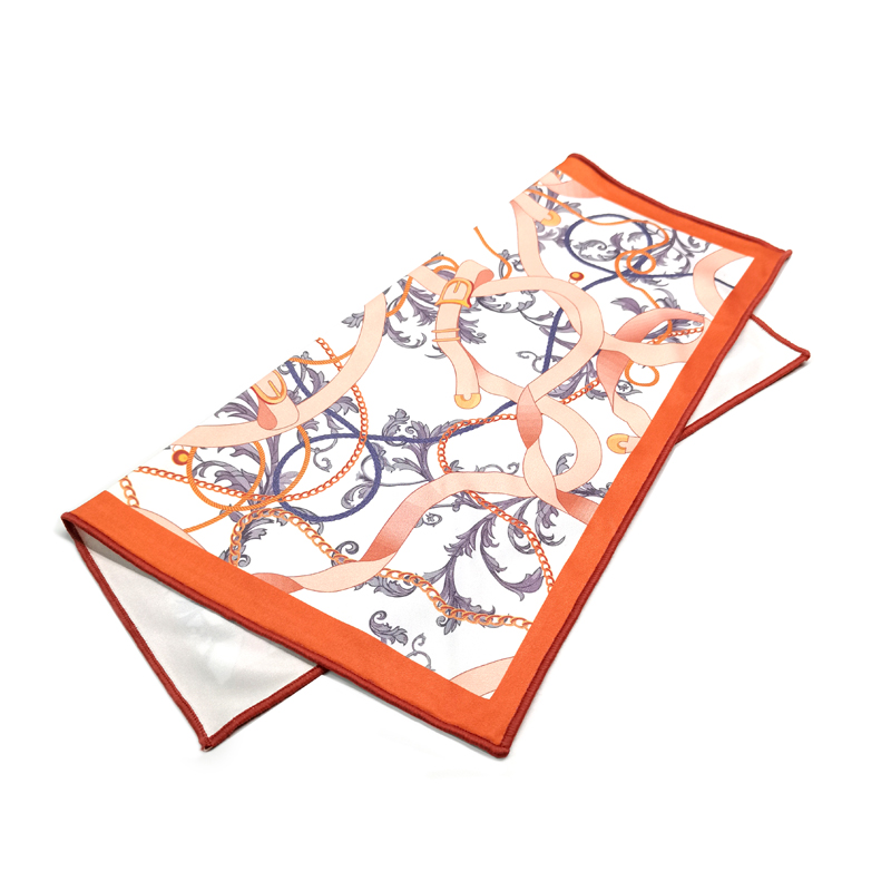 Full Printed Microfiber Square Towel Handkerchief Cleaning Cloth With Custom Printing