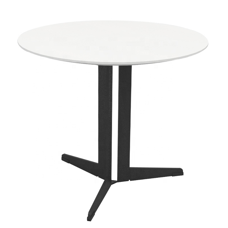 White Small Round Negotiating Table Office Furniture Coffee Table