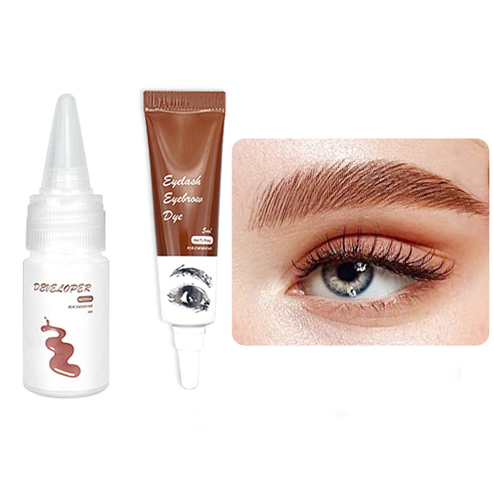 Частная торговая марка для cejas набор оттенков для бровей эффективный 60 дней стойкий тинт для бровей полуперманентный тинт для бровей