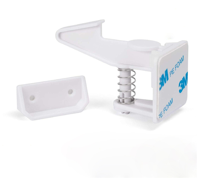 Child Safety Cabinet Locks with screws Baby proof drawer lock Kid proofing cabinets latches Non Magnetic