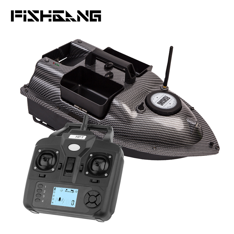 FISHGANG Remote Control Fishing Bait Boat 2kg Feed Delivery Loading 500m GPS Fishing Bait Boat RC Carp Boat