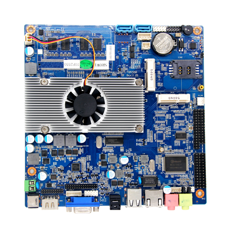 Материнская плата ddr3 TOP2550 с чипсетом Intel NM10 Express (Intel CG82NM10 PCH) mini itx материнские платы